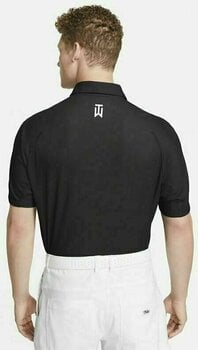Polo Shirt Nike Dri-Fit Tiger Woods Mens Golf Polo Black/Anthracite/White XL - 2