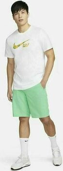 Polo Shirt Nike Swoosh Mens Golf T-Shirt White M - 4