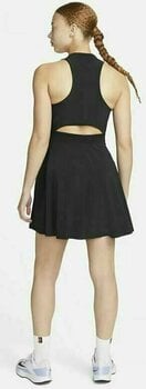 Nederdel / kjole Nike Dri-Fit Advantage Womens Tennis Dress Black/White XS - 3