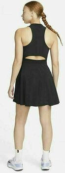 Skirt / Dress Nike Dri-Fit Advantage Womens Tennis Dress Black/White L - 3