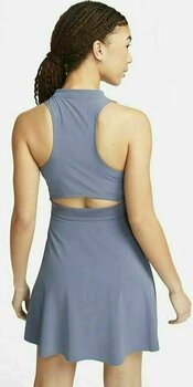 Tennis Dress Nike Dri-Fit Advantage Womens Tennis Dress Blue/White L Tennis Dress - 2