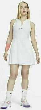 Skirt / Dress Nike Dri-Fit Advantage Womens Tennis Dress White/Black XS - 6