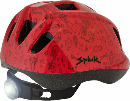 Gyerek kerékpáros sisak Spiuk Kids Led Helmet Red XS/S (46-53 cm) Gyerek kerékpáros sisak - 3