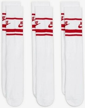 Socks Nike Sportswear Everyday Essential Crew Socks 3-Pack Socks White/University Red/University Red XL - 2