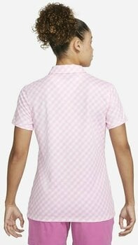 Polo-Shirt Nike Dri-Fit Victory Womens Short-Sleeve Printed Golf Polo Medium Soft Pink/Black XL - 2