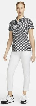 Polo Shirt Nike Dri-Fit Victory Womens Short-Sleeve Printed Golf Polo Polo Black/Black M Polo Shirt - 3