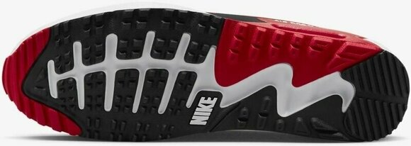Calzado de golf para hombres Nike Air Max 90 G Mens Golf Shoes White/Black/Photon Dust/University Red 42 - 2