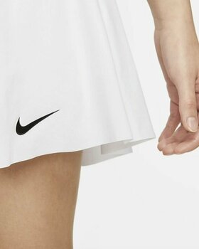 Skirt / Dress Nike Dri-Fit Advantage Regular Womens Tennis Skirt White/Black XS - 4