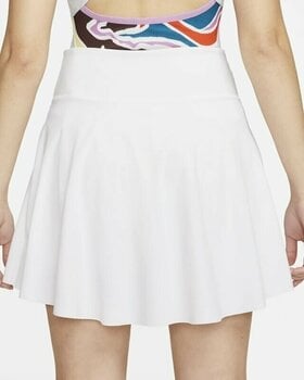 Saia/Vestido Nike Dri-Fit Advantage Regular Womens Tennis Skirt White/Black S - 2