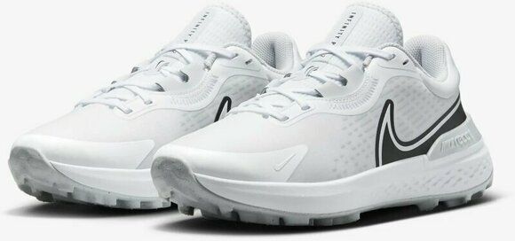Golfsko til mænd Nike Infinity Pro 2 Mens Golf Shoes White/Pure Platinum/Wolf Grey/Black 42,5 - 4