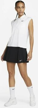 Saia/Vestido Nike Dri-Fit Advantage Regular Womens Tennis Skirt Black/White S - 5