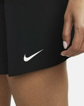 Saia/Vestido Nike Dri-Fit Advantage Regular Womens Tennis Skirt Black/White L - 3