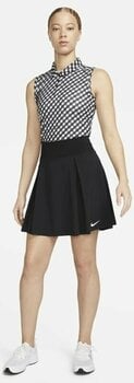 Kleid / Rock Nike Dri-Fit Advantage Womens Long Golf Skirt Black/White XS - 7