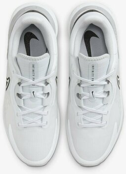 Chaussures de golf pour hommes Nike Infinity Pro 2 Mens Golf Shoes White/Pure Platinum/Wolf Grey/Black 45 - 3