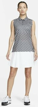 Saia/Vestido Nike Dri-Fit Advantage Womens Long Golf Skirt White/Black S - 5