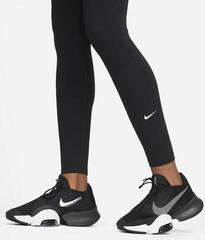 Kalhoty Nike Dri-Fit One Womens High-Rise Leggings Black/White - 3
