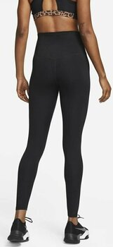 Pantaloni fitness Nike Dri-Fit One Womens High-Rise Leggings Black/White M Pantaloni fitness - 2