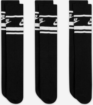 Chaussettes Nike Sportswear Everyday Essential Crew Socks 3-Pack Chaussettes Black/White XL - 2