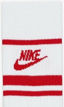 Strumpor Nike Sportswear Everyday Essential Crew Socks 3-Pack Strumpor White/University Red/University Red L - 4