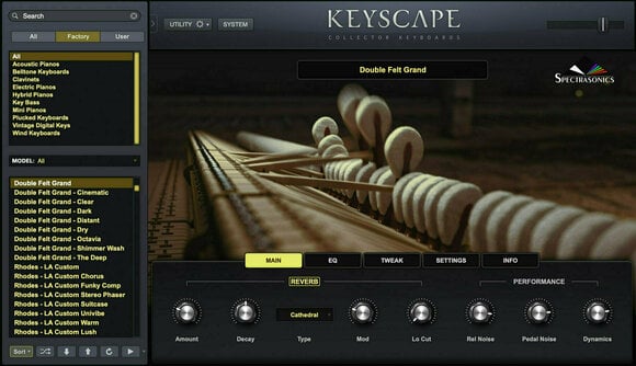Software de studio Instrument VST Spectrasonics Keyscape - 3