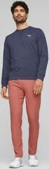 Mikina/Svetr Puma Cloudspun Heather Crewneck Navy Blazer Heather S Pulovr - 5