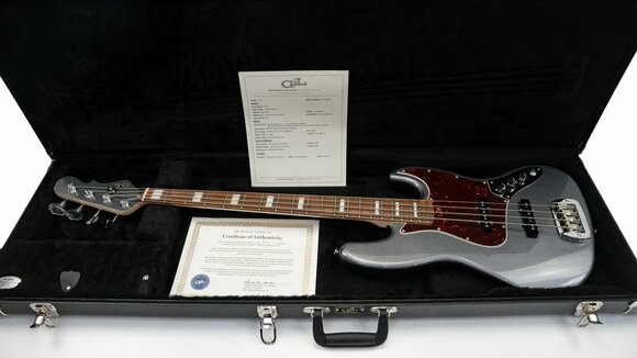 Baixo de 4 cordas G&L JB Graphite Metallic Baixo de 4 cordas - 8