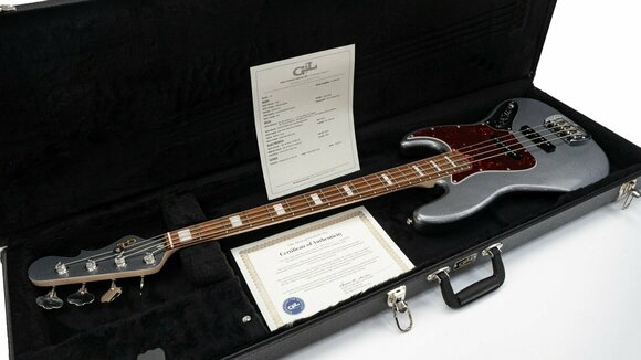 Baixo de 4 cordas G&L JB Graphite Metallic Baixo de 4 cordas - 9