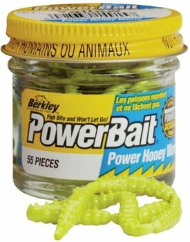 Imitace Berkley PowerBait® Power® Honey Worm Yellow 3 cm - 2