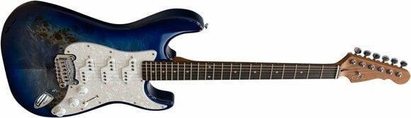 Guitarra elétrica G&L Tribute Comanche Aqua Burst - 3