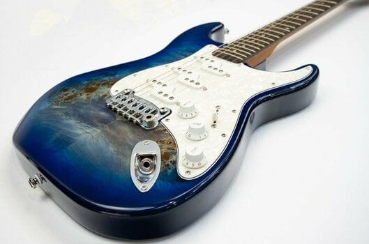 Elektriska gitarrer G&L Tribute Comanche Aqua Burst - 4