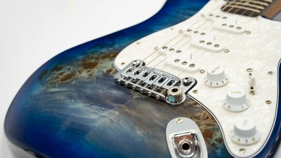 Guitarra elétrica G&L Tribute Comanche Aqua Burst - 5