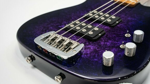 Basszusgitár G&L ASAT Custom Shop Purple Marble Basszusgitár - 5