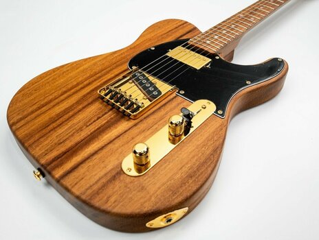 Electric guitar G&L ASAT Custom Shop Guanacaste Body 3A Natural Electric guitar - 4