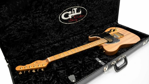 Electric guitar G&L ASAT Custom Shop Guanacaste Body 3A Natural Electric guitar - 9