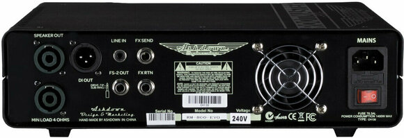 Amplificador de bajo de estado sólido Ashdown RM-800-EVO - 2