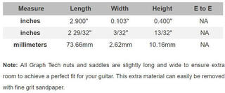 Puente de guitarra Graphtech PQ-9110-00 Puente de guitarra - 3