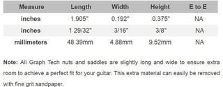 Ersatzteil für Gitarre Graphtech TUSQ PT-4000-00 Black Ersatzteil für Gitarre - 3
