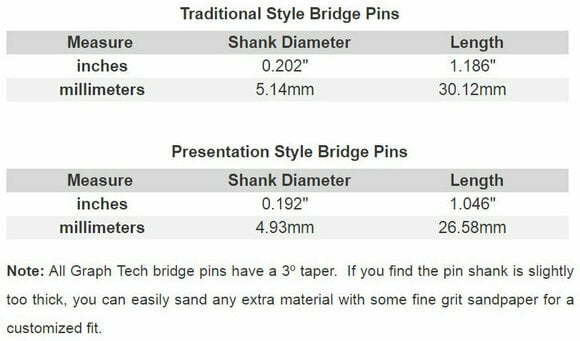Bridge pin Graphtech PP-2182-00 Black - 4