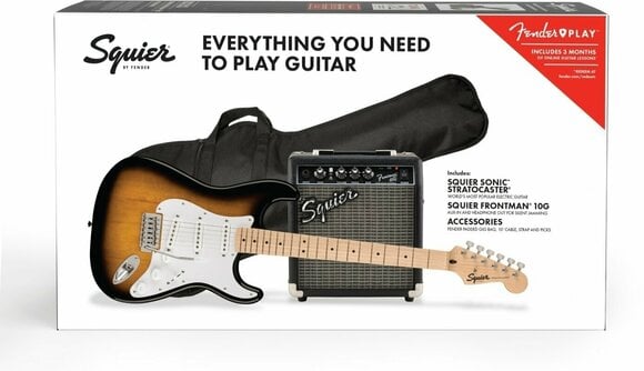 Guitare électrique Fender Squier Sonic Stratocaster Pack 2-Color Sunburst - 4