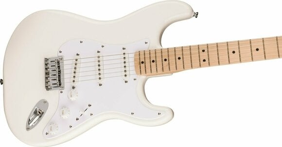 Elektrisk guitar Fender Squier Sonic Stratocaster HT MN Arctic White - 4