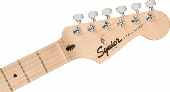 Elektrische gitaar Fender Squier Sonic Stratocaster HT MN Arctic White - 5