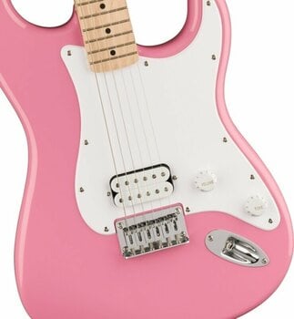 Electric guitar Fender Squier Sonic Stratocaster HT H MN Flash Pink - 3