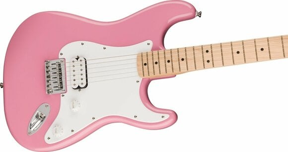 Electric guitar Fender Squier Sonic Stratocaster HT H MN Flash Pink - 4