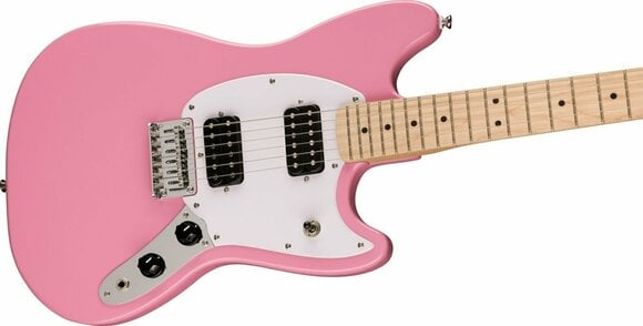 Electric guitar Fender Squier Sonic Mustang HH MN Flash Pink - 4