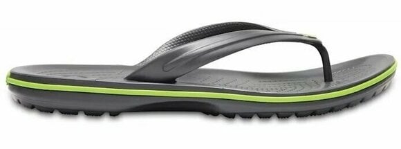 Unisex Schuhe Crocs Crocband Flip Graphite/Volt Green 43-44 - 3