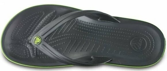 Unisex čevlji Crocs Crocband Flip Graphite/Volt Green 43-44 - 4