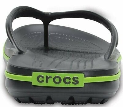 Unisex čevlji Crocs Crocband Flip Graphite/Volt Green 43-44 - 5