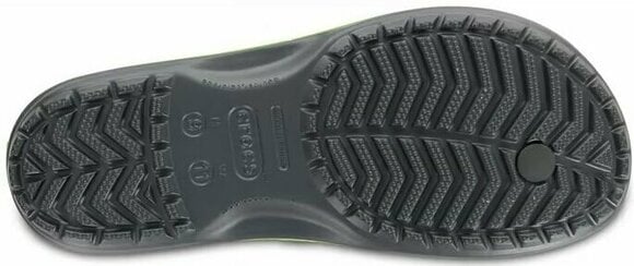 Унисекс обувки Crocs Crocband Flip Graphite/Volt Green 45-46 - 6