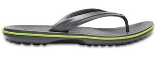 Jachtařská obuv Crocs Crocband Flip Graphite/Volt Green - 2