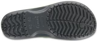 Jachtařská obuv Crocs Crocband Flip Graphite/Volt Green - 5